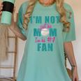 I'm Not Just His Mom I'm His Number One Fan Baseball Mom Women's Comfort Colors T-Shirt Violet