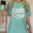I'm Not Just His Mom I'm His One Fan Proud Baseball Mom Women's Comfort Colors T-Shirt Violet I'm Not Just His Mom I'm His One Fan Proud Baseball Mom Women's Comfort Colors T-Shirt Violet