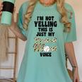 I'm Not Yelling This Is Baseball Mom Baseball Women's Comfort Colors T-Shirt Violet I'm Not Yelling This Is Baseball Mom Baseball Women's Comfort Colors T-Shirt Violet