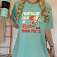 I'm Not Yelling This Is My Baseball Nana Voice Baseball Mom Premium Women's Comfort Colors T-Shirt Violet