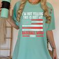 I'm Not Yelling This Is Just My Baseball Mom Voice Sport Women's Comfort Colors T-Shirt Violet I'm Not Yelling This Is Just My Baseball Mom Voice Sport Women's Comfort Colors T-Shirt Violet