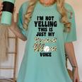 I'm Not Yelling This Is Just My Baseball Mom Voice Baseball Women's Comfort Colors T-Shirt Violet I'm Not Yelling This Is Just My Baseball Mom Voice Baseball Women's Comfort Colors T-Shirt Violet