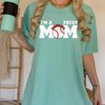 I'm A Proud Mom Baseball Mom Women's Comfort Colors T-Shirt Violet I'm A Proud Mom Baseball Mom Women's Comfort Colors T-Shirt Violet
