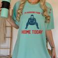 I'm Working From Home Today Baseball Lover Men Women Women's Comfort Colors T-Shirt Violet