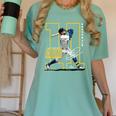 Jackson Chourio Milwaukee MLB Baseball Player MLBJCH202M Women's Comfort Colors T-Shirt Violet Jackson Chourio Milwaukee MLB Baseball Player MLBJCH202M Women's Comfort Colors T-Shirt Violet