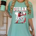 Jarren Duran Boston MLB Baseball Players MLBJDU201M Women's Comfort Colors T-Shirt Violet