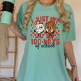 I Just Hit 100 Days Of School Baseball 100th Day Teacher Kid Women's Comfort Colors T-Shirt Violet I Just Hit 100 Days Of School Baseball 100th Day Teacher Kid Women's Comfort Colors T-Shirt Violet