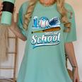 Kid 100 Days Of School Drip Baseball Ice Cream 100th Day Boy Women's Comfort Colors T-Shirt Violet
