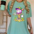Kids Baseball Drip Ice Cream Apparel Kids Boys Mardi Gras Women's Comfort Colors T-Shirt Violet Kids Baseball Drip Ice Cream Apparel Kids Boys Mardi Gras Women's Comfort Colors T-Shirt Violet
