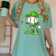 Kids Boys Happy St Patricks Day Kids Baseball Ice Cream Drip Women's Comfort Colors T-Shirt Violet Kids Boys Happy St Patricks Day Kids Baseball Ice Cream Drip Women's Comfort Colors T-Shirt Violet