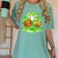 Kids St Patricks Day Shamrock Basketball Baseball Football Women's Comfort Colors T-Shirt Violet Kids St Patricks Day Shamrock Basketball Baseball Football Women's Comfort Colors T-Shirt Violet
