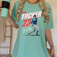 Kyle Tucker Los Angeles D Baseball Players MLBKYT204M Women's Comfort Colors T-Shirt Violet