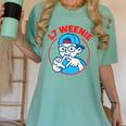 L7 Weenie Baseball Softball Women's Comfort Colors T-Shirt Violet L7 Weenie Baseball Softball Women's Comfort Colors T-Shirt Violet