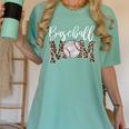 Leopard Baseball Mom Matching Softball Mama Family Matching Women's Comfort Colors T-Shirt Violet Leopard Baseball Mom Matching Softball Mama Family Matching Women's Comfort Colors T-Shirt Violet
