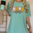 Leopard Baseball Softball Mama Bow Softball Baseball Mom Women's Comfort Colors T-Shirt Violet Leopard Baseball Softball Mama Bow Softball Baseball Mom Women's Comfort Colors T-Shirt Violet