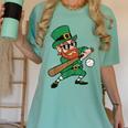 Leprechaun Baseball St Patricks Day Saint Pattys Men Boys Women's Comfort Colors T-Shirt Violet