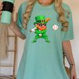 Leprechaun Playing Baseball St Patricks Day Sport Boys Women's Comfort Colors T-Shirt Violet