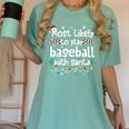 Most Likely To Play Baseball With Santa Christmas Matching Women's Comfort Colors T-Shirt Violet Most Likely To Play Baseball With Santa Christmas Matching Women's Comfort Colors T-Shirt Violet