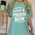 Loud & Proud Baseball Mom Mama Sport Cute Women's Comfort Colors T-Shirt Violet