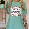 Loud & Proud Baseball Mom Women Women's Comfort Colors T-Shirt Violet