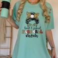 Loud And Proud Baseball Mom Messy Bun Leopard Baseball Mom Women's Comfort Colors T-Shirt Violet Loud And Proud Baseball Mom Messy Bun Leopard Baseball Mom Women's Comfort Colors T-Shirt Violet
