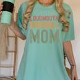 Loudmouth Baseball Mom Mother's Day Sports Cute Women's Comfort Colors T-Shirt Violet