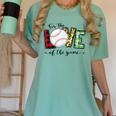 For The Love Of The Game Day Baseball Mom Cheering Lovers Women's Comfort Colors T-Shirt Violet For The Love Of The Game Day Baseball Mom Cheering Lovers Women's Comfort Colors T-Shirt Violet