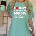 I Love Hot Baseball Mom Wieners Women's Comfort Colors T-Shirt Violet