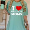 I Love Hot Baseball Moms I Heart Baseball Moms Women's Comfort Colors T-Shirt Violet I Love Hot Baseball Moms I Heart Baseball Moms Women's Comfort Colors T-Shirt Violet