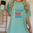 Mama Mommy Mom Bruh Baseball Mom Lover Mother's Day Women's Comfort Colors T-Shirt Violet