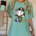 Mardi Gras Ice Cream Drip Baseball Carnival Party Mask Boys Women's Comfort Colors T-Shirt Violet Mardi Gras Ice Cream Drip Baseball Carnival Party Mask Boys Women's Comfort Colors T-Shirt Violet