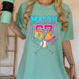 Mason 67 Ice Cream Drip Baseball Ice Cream Drip Women's Comfort Colors T-Shirt Violet Mason 67 Ice Cream Drip Baseball Ice Cream Drip Women's Comfort Colors T-Shirt Violet