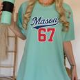 Mason 67 Jersey Baseball Men Women Boys Girls Number 6 7 Women's Comfort Colors T-Shirt Violet Mason 67 Jersey Baseball Men Women Boys Girls Number 6 7 Women's Comfort Colors T-Shirt Violet