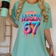 Mason 67 Meme Ice Cream Baseball Drip Women's Comfort Colors T-Shirt Violet