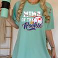 Mima Rookie Of Year 1st Birthday Baseball Theme Matching Women's Comfort Colors T-Shirt Violet