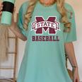Mississippi State Baseball Bulldogs NCAA MS16 Women's Comfort Colors T-Shirt Violet Mississippi State Baseball Bulldogs NCAA MS16 Women's Comfort Colors T-Shirt Violet