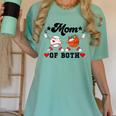 Mom Of Both Basketball Baseball Mom Women's Comfort Colors T-Shirt Violet