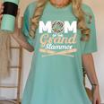 Mom Of The Grand Slammer Leopard Baseball Mom Women's Comfort Colors T-Shirt Violet Mom Of The Grand Slammer Leopard Baseball Mom Women's Comfort Colors T-Shirt Violet