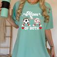 Mom Of Both Soccer Baseball Mom Of A Baseball Soccer Player Women's Comfort Colors T-Shirt Violet Mom Of Both Soccer Baseball Mom Of A Baseball Soccer Player Women's Comfort Colors T-Shirt Violet