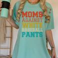 Moms Against Baseball Pants Baseball Mom Mother Women's Comfort Colors T-Shirt Violet
