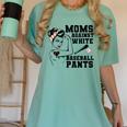 Moms Against White Baseball Pants Funny Baseball Mom Women's Comfort Colors T-Shirt Violet Moms Against White Baseball Pants Funny Baseball Mom Women's Comfort Colors T-Shirt Violet