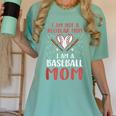 I Am Not a Regular Mom I Am a Baseball Mom Women's Comfort Colors T-Shirt Violet
