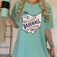 Ohio Baseball Mom Women's Comfort Colors T-Shirt Violet Ohio Baseball Mom Women's Comfort Colors T-Shirt Violet