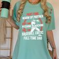 Part Time Warm Up Partner Pitching Baseball Full Time Dad Women's Comfort Colors T-Shirt Violet Part Time Warm Up Partner Pitching Baseball Full Time Dad Women's Comfort Colors T-Shirt Violet