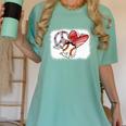 Peace Love Baseball Mom Mommy Premium Women's Comfort Colors T-Shirt Violet