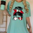 Peruvian Baseball Mom Peru Flag Baseball Girl Women's Comfort Colors T-Shirt Violet