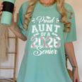 Proud Aunt Of A 2026 Senior Baseball Graduate Women's Comfort Colors T-Shirt Violet
