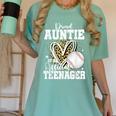 Proud Auntie Of An Official Teenager 13th Birthday Baseball Women's Comfort Colors T-Shirt Violet Proud Auntie Of An Official Teenager 13th Birthday Baseball Women's Comfort Colors T-Shirt Violet