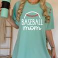 Proud Baseball Mom Era Baseball Game Day T-Ball Mom Son Women's Comfort Colors T-Shirt Violet
