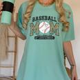 Proud Baseball Mom Shirt For Women Baseball Mom Team Women's Comfort Colors T-Shirt Violet
